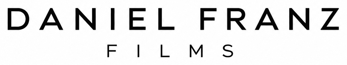 Daniel Franz Films logo featuring elegant serif typography on a white background.