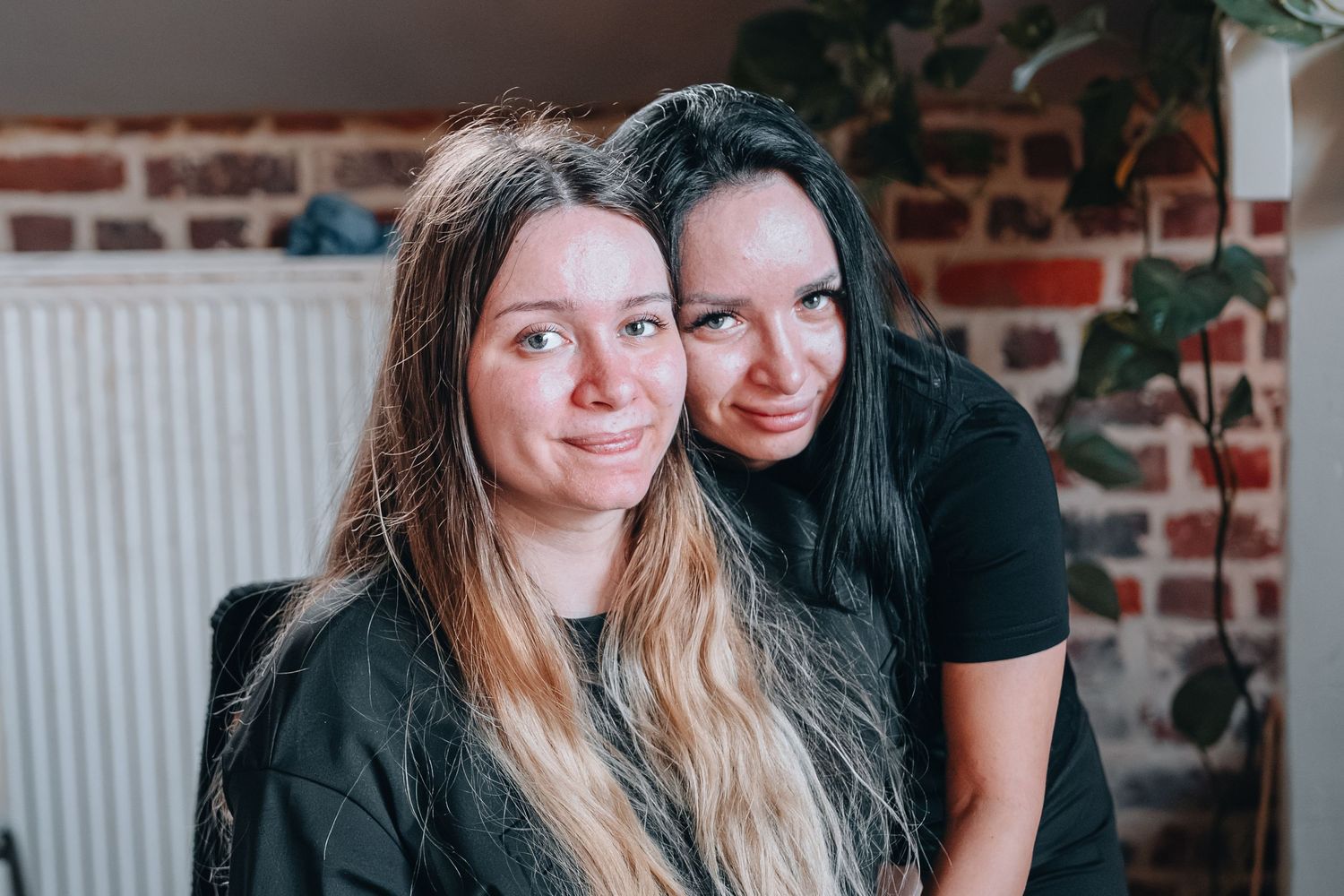 family, portrait, friends