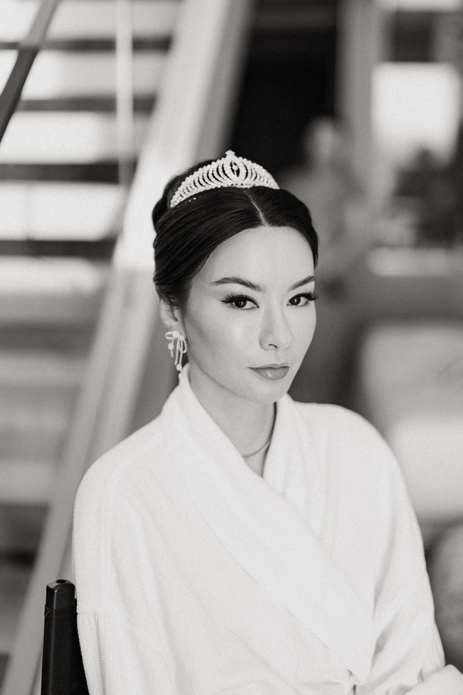 elegant bride portrait wedding