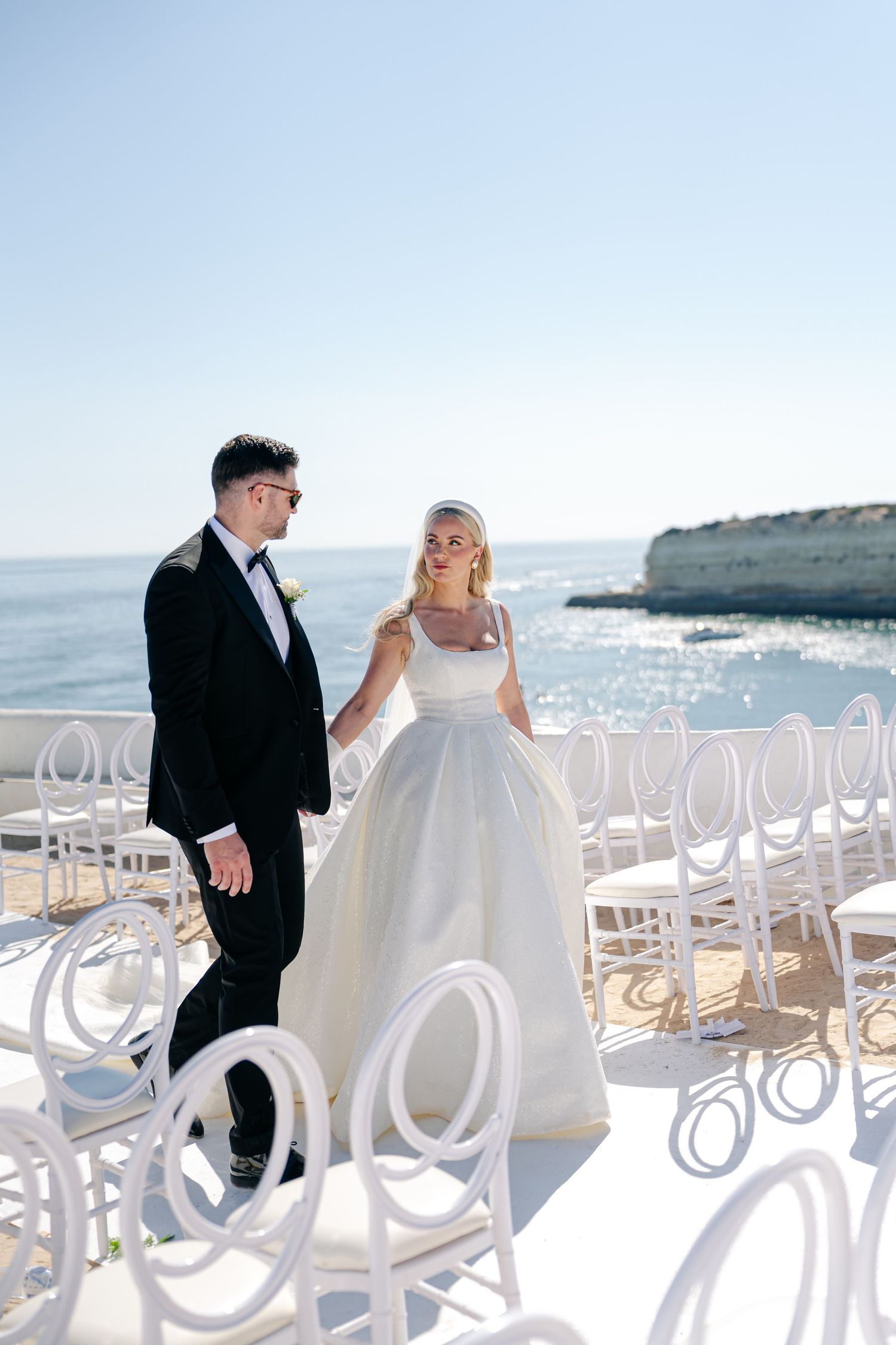 bride walking down aisle - Senhora da Rocha