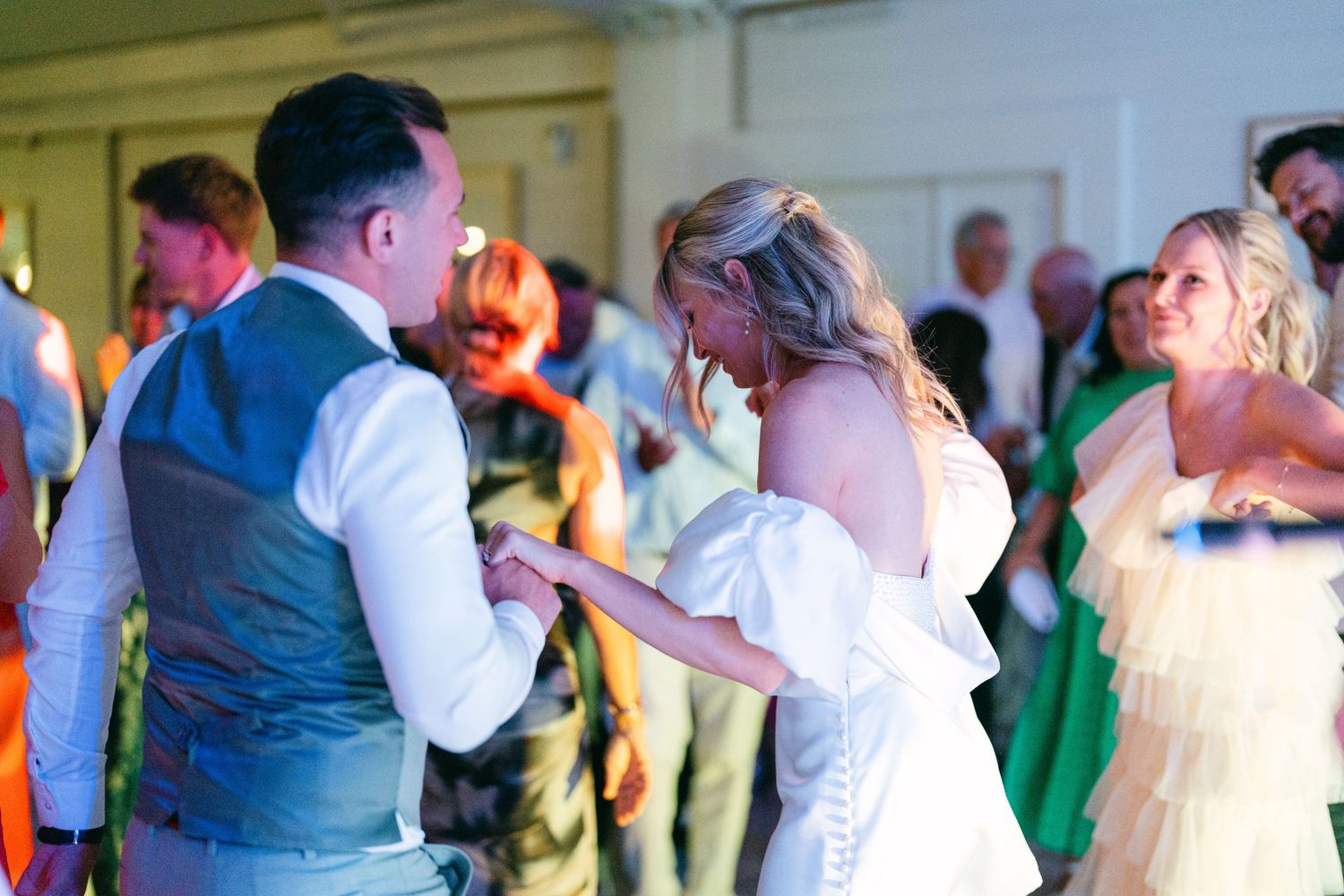 bride dancing wedding