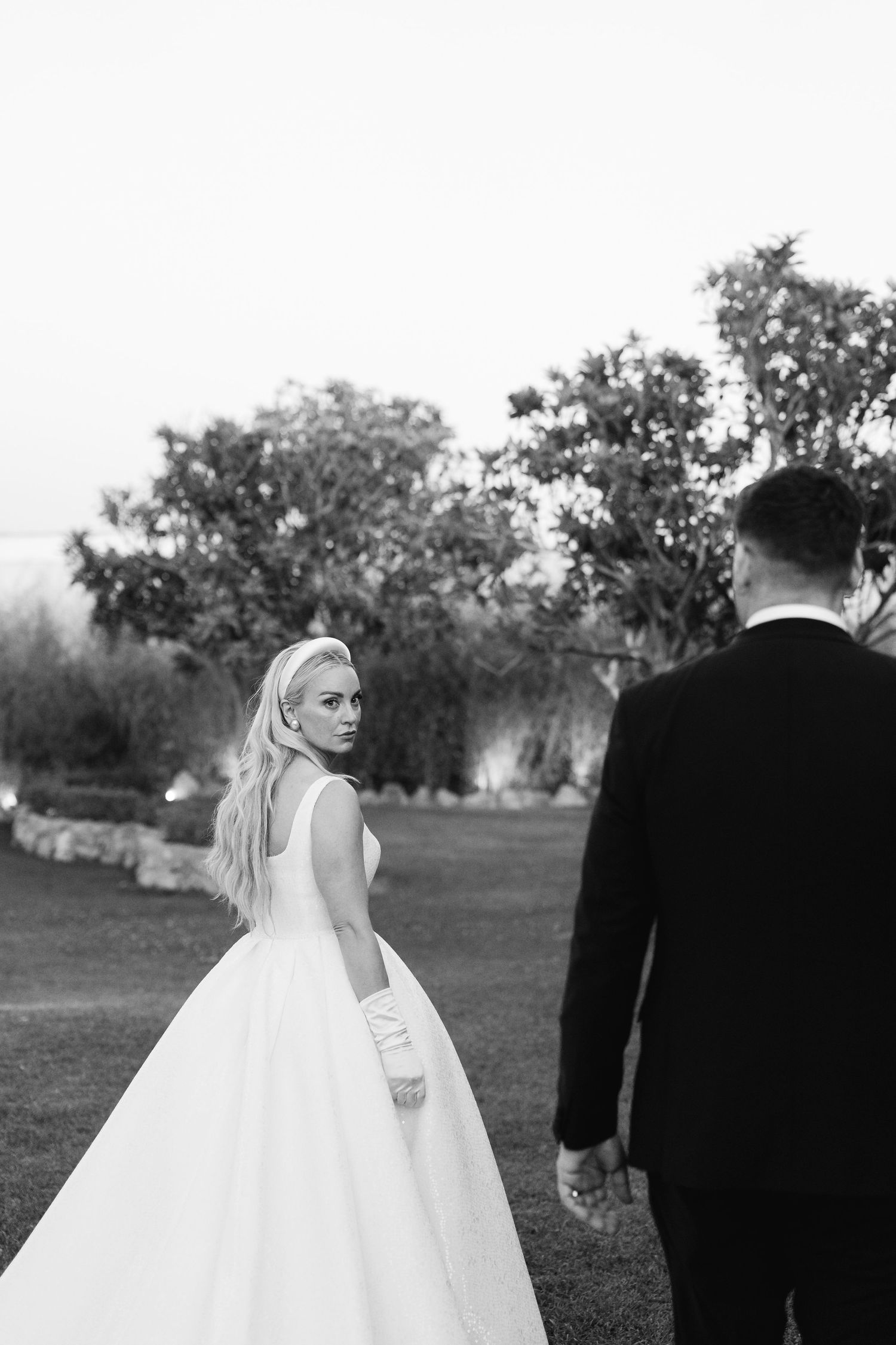 romantic couple portrait wedding