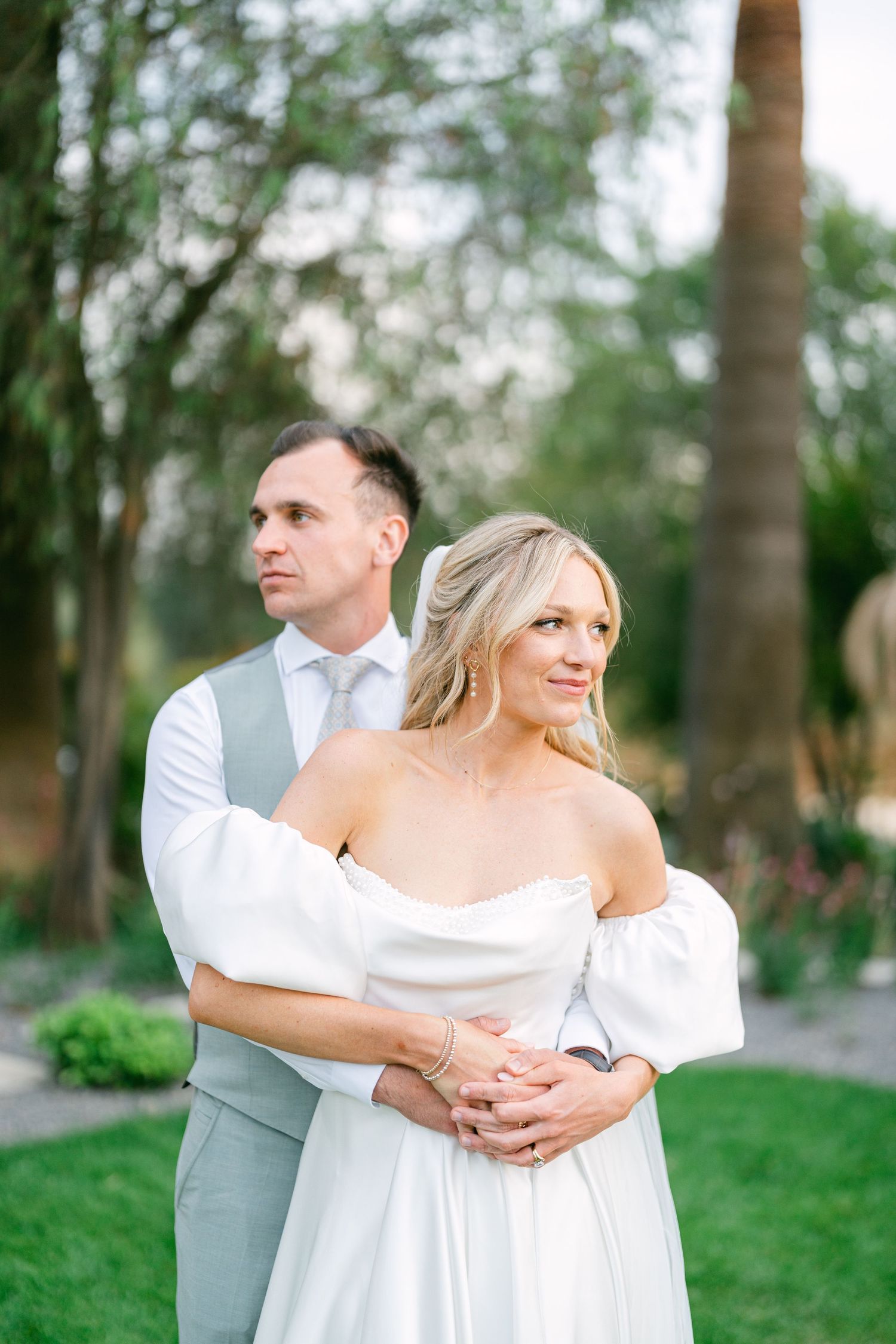 bride emotional moment wedding