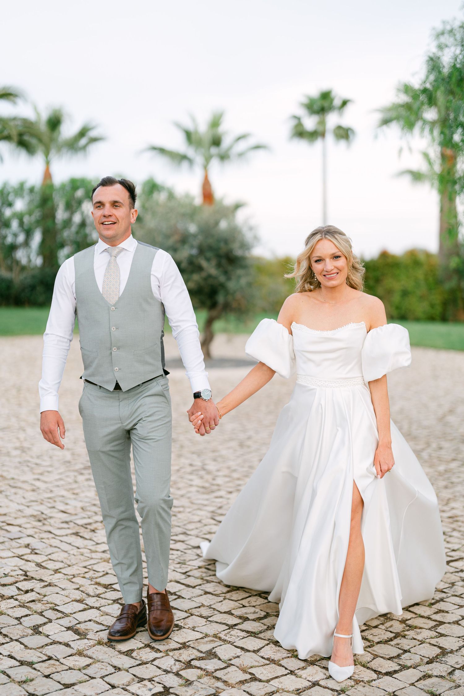 emotional couple wedding moment