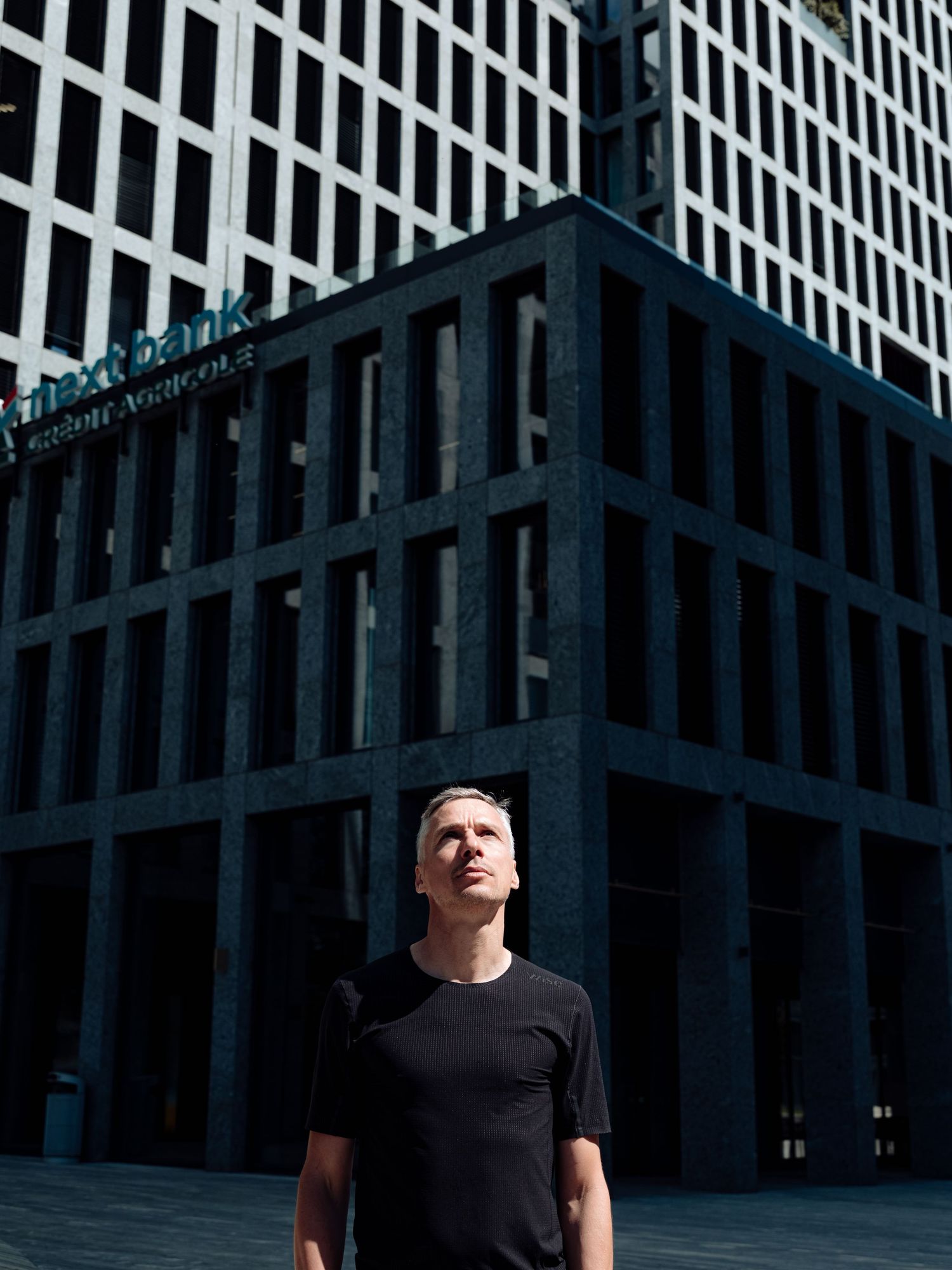 Portrait of Nicolas Lehmann for his upcoming world record, captured by Fabiano Mancesti for out Studio, Geneva, Switzerland