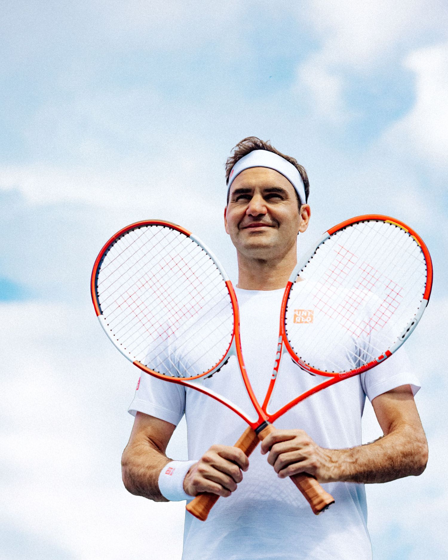 Roger Federer captured by Fabiano Mancesti for Wilson, 2025