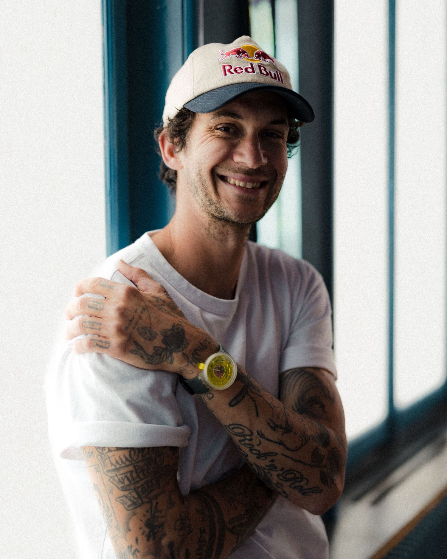 Matthias Dandois, Red bull BMX talent captured for Swatch, during Swatch Nines 2024