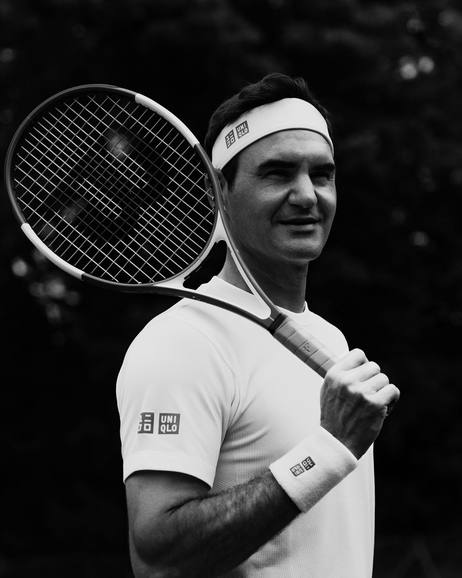 Roger Federer captured by Fabiano Mancesti for Wilson, 2025
