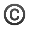 copyright icon