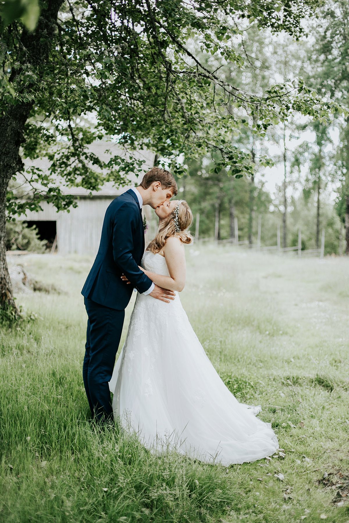 Bröllop i Täcksfors. Fotograf Rebecca Nordin