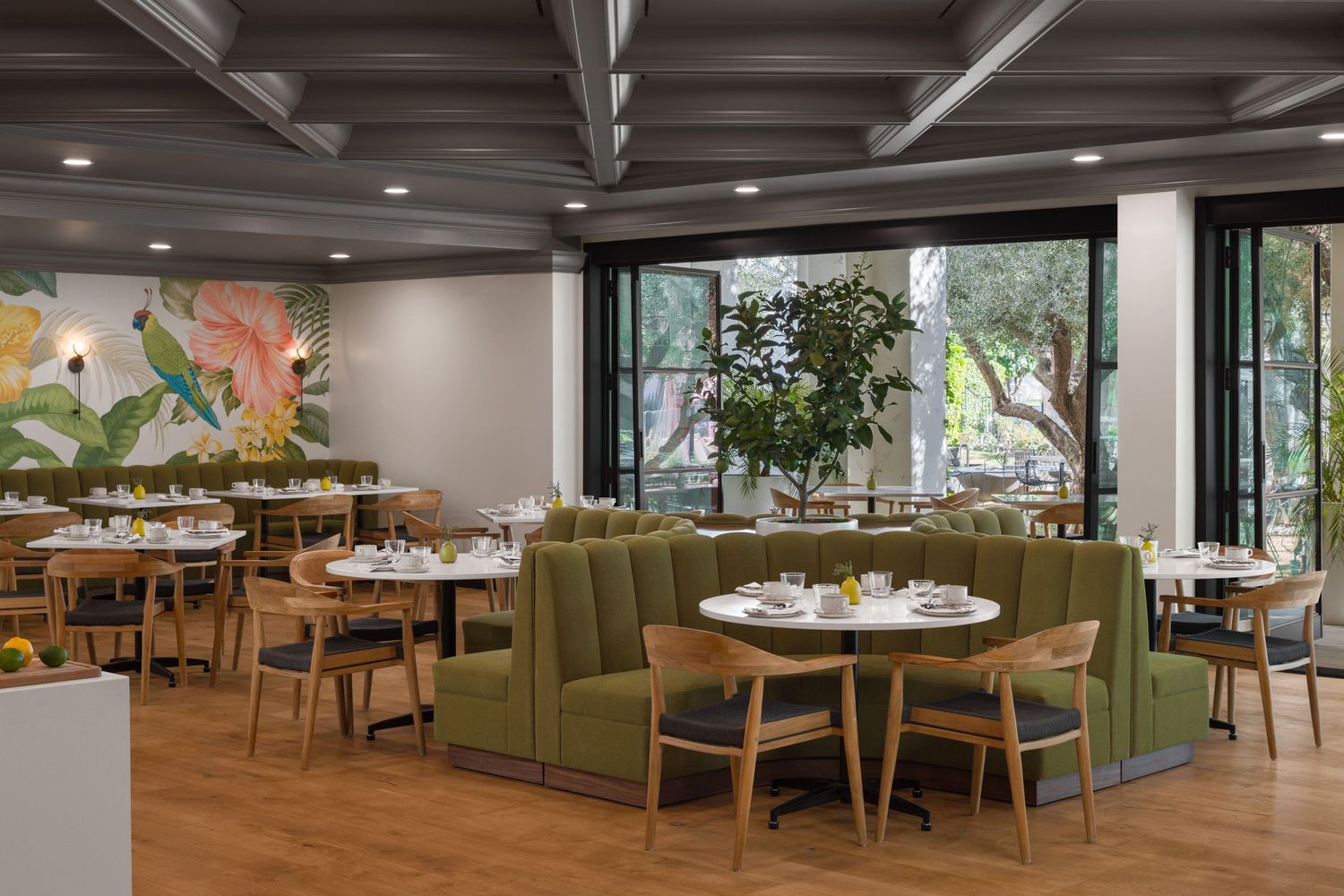Grapefruit Basil restaurant interior at Tommy Bahama Miramonte Resort