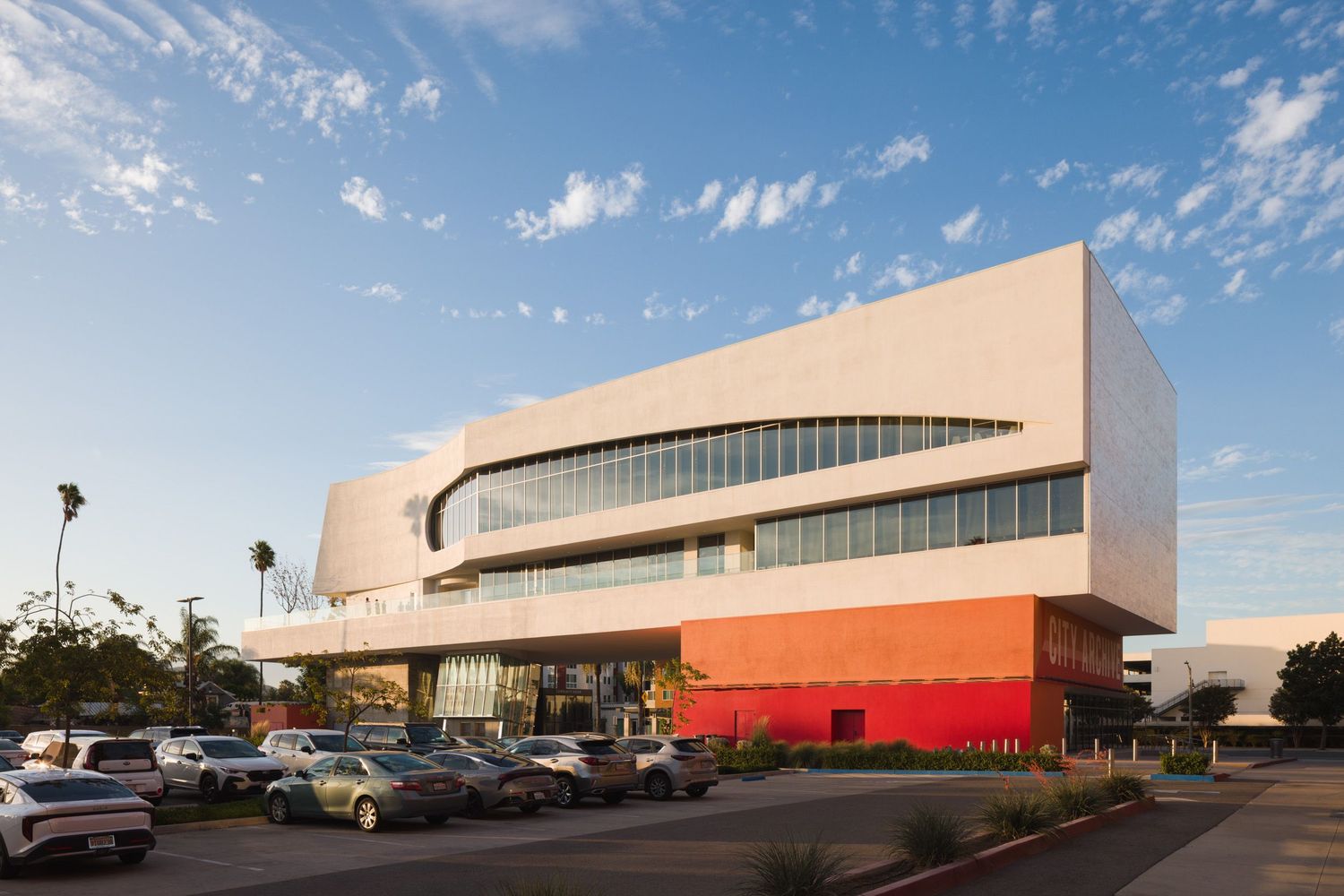 South elevation of Riverside Main Library