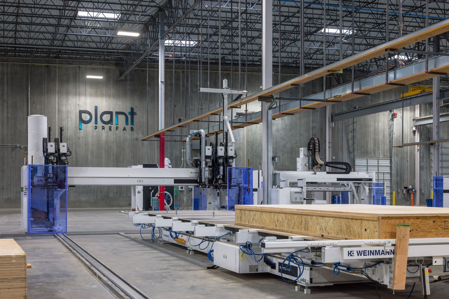 Manufacturing machinery at Plant Prefab built by ARCO/Murray design build