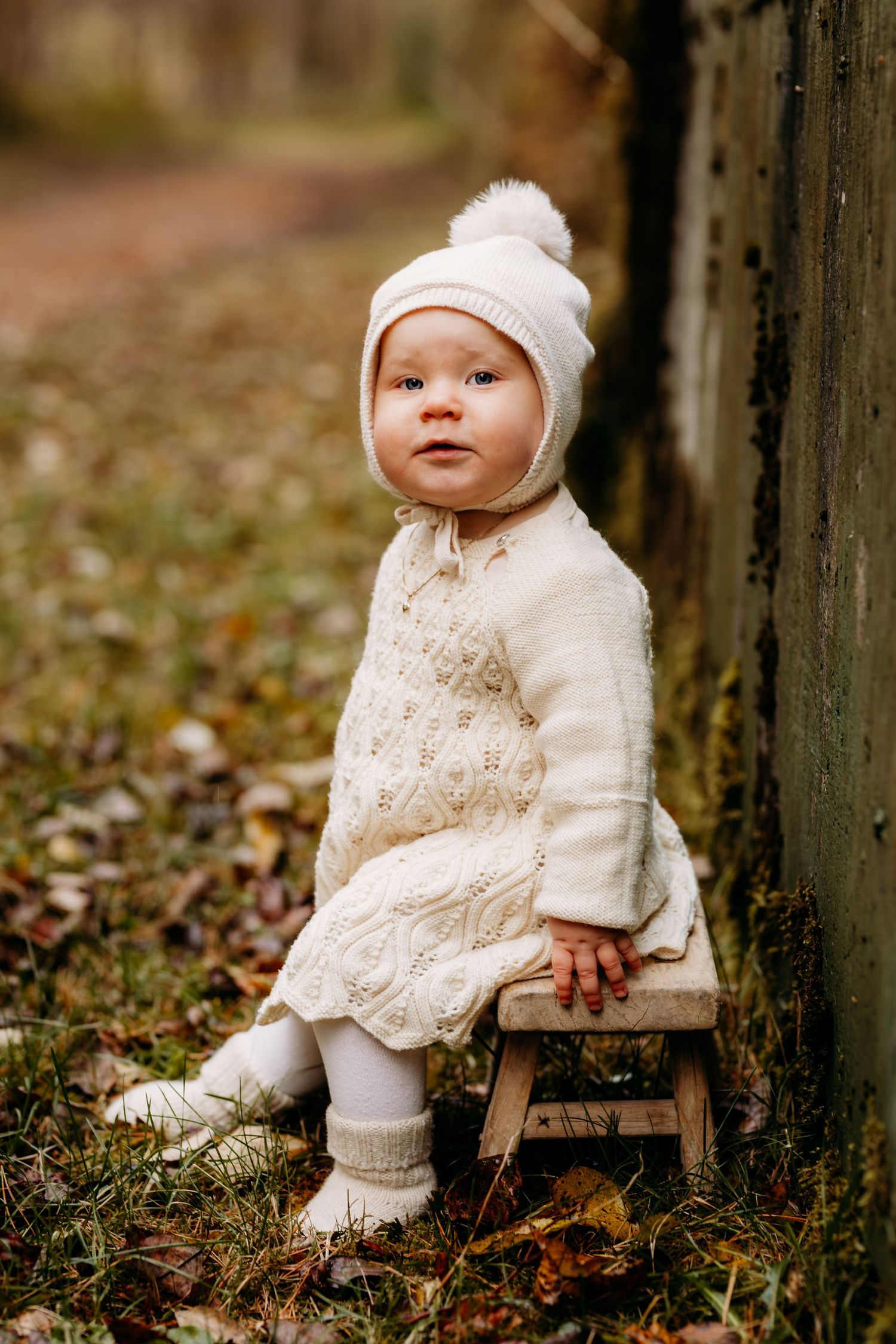1 års fotografering utendørs på Jæren