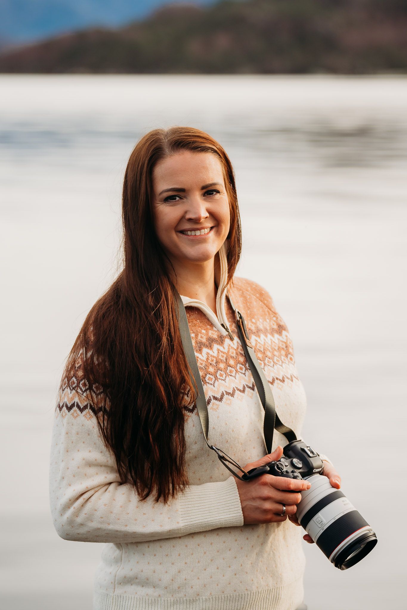 Fotograf Merete Ravndal på Jæren