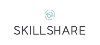 Skillshare brand logo on a white background.