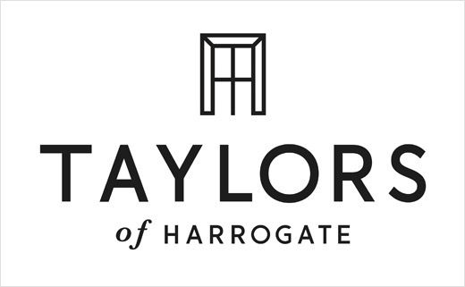Taylors of Harrogate logo with the signature monogram symbol.