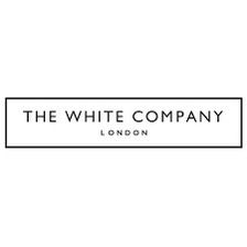 The White Company London logo in black text on white background.