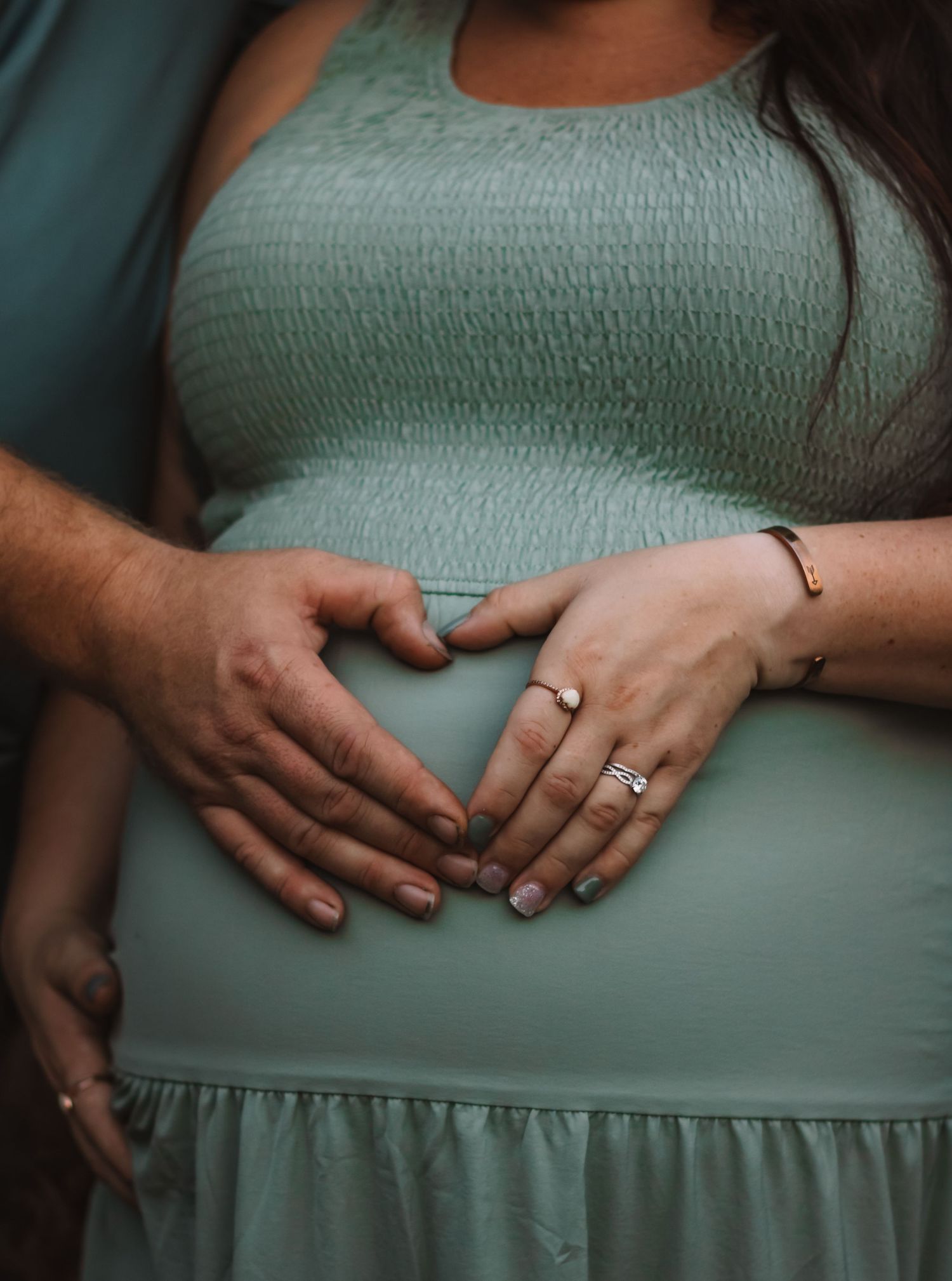 Emotional maternity photo of expecting mother in lewis county Washington