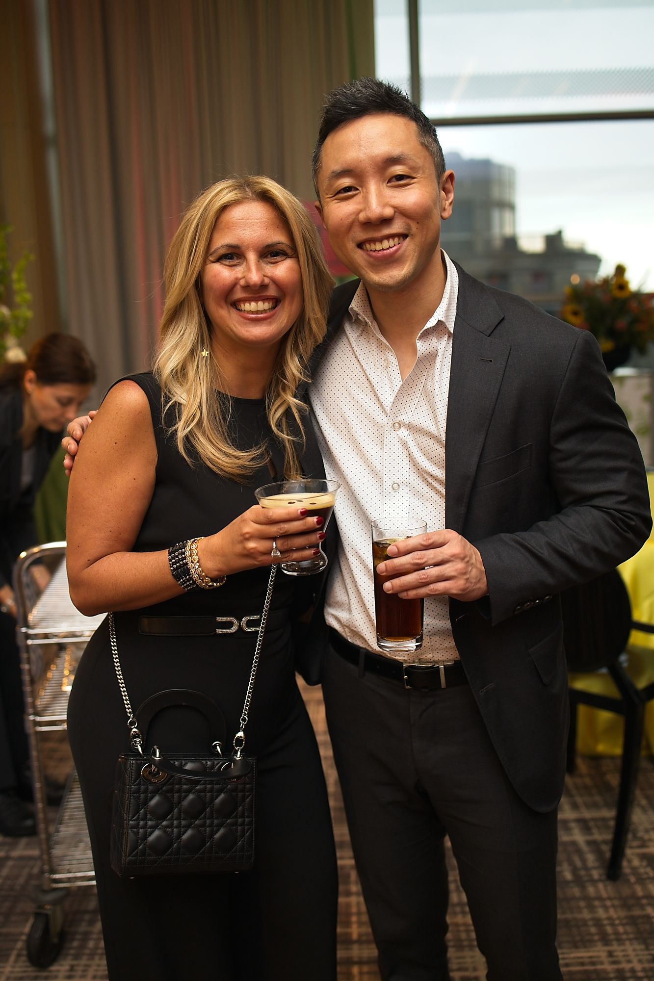 Candid moment from a corporate event captured by Prevalent Focus Studios.