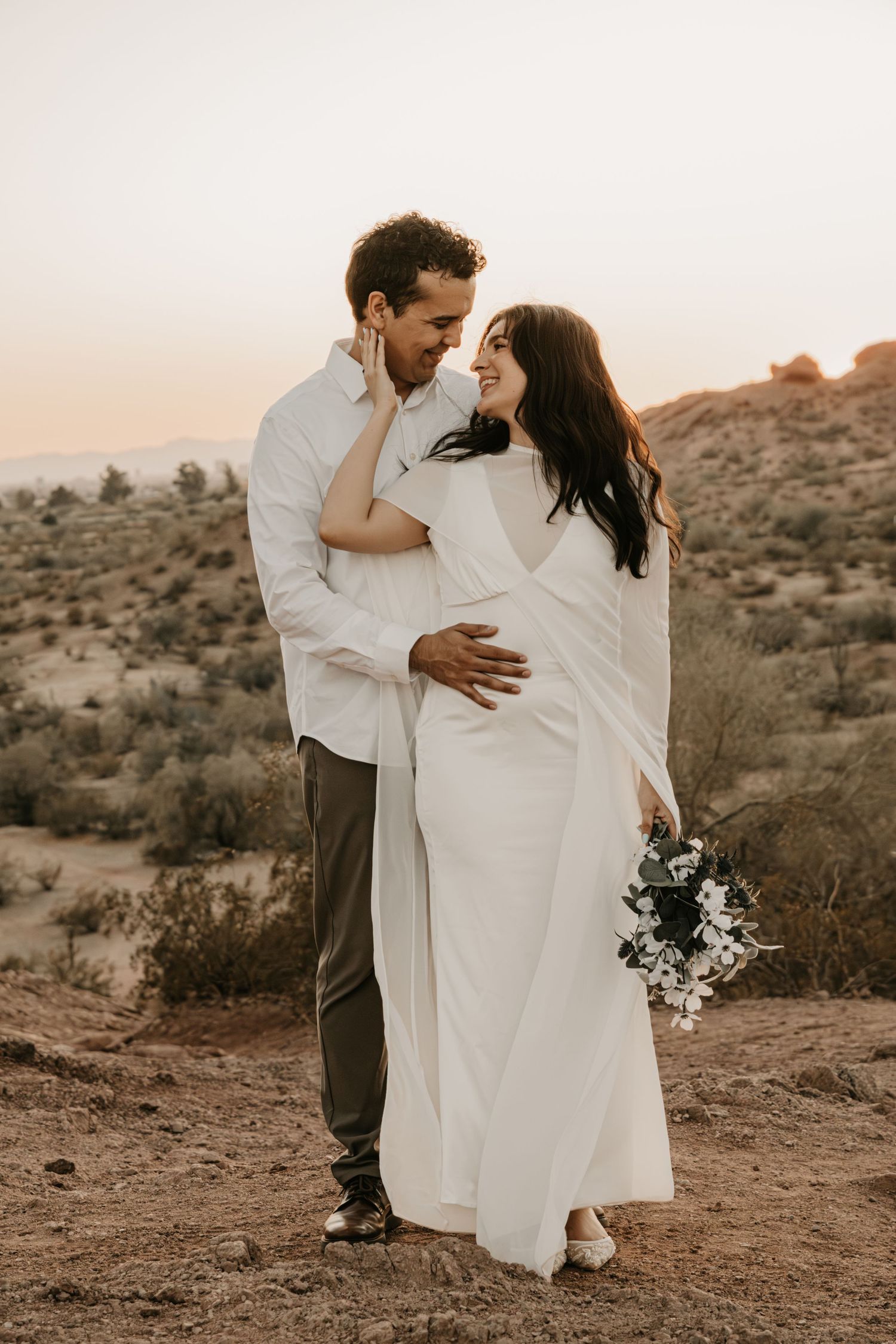 Phoenix Arizona golden hour photography featuring warm desert light, natural connection and timeless storytelling.