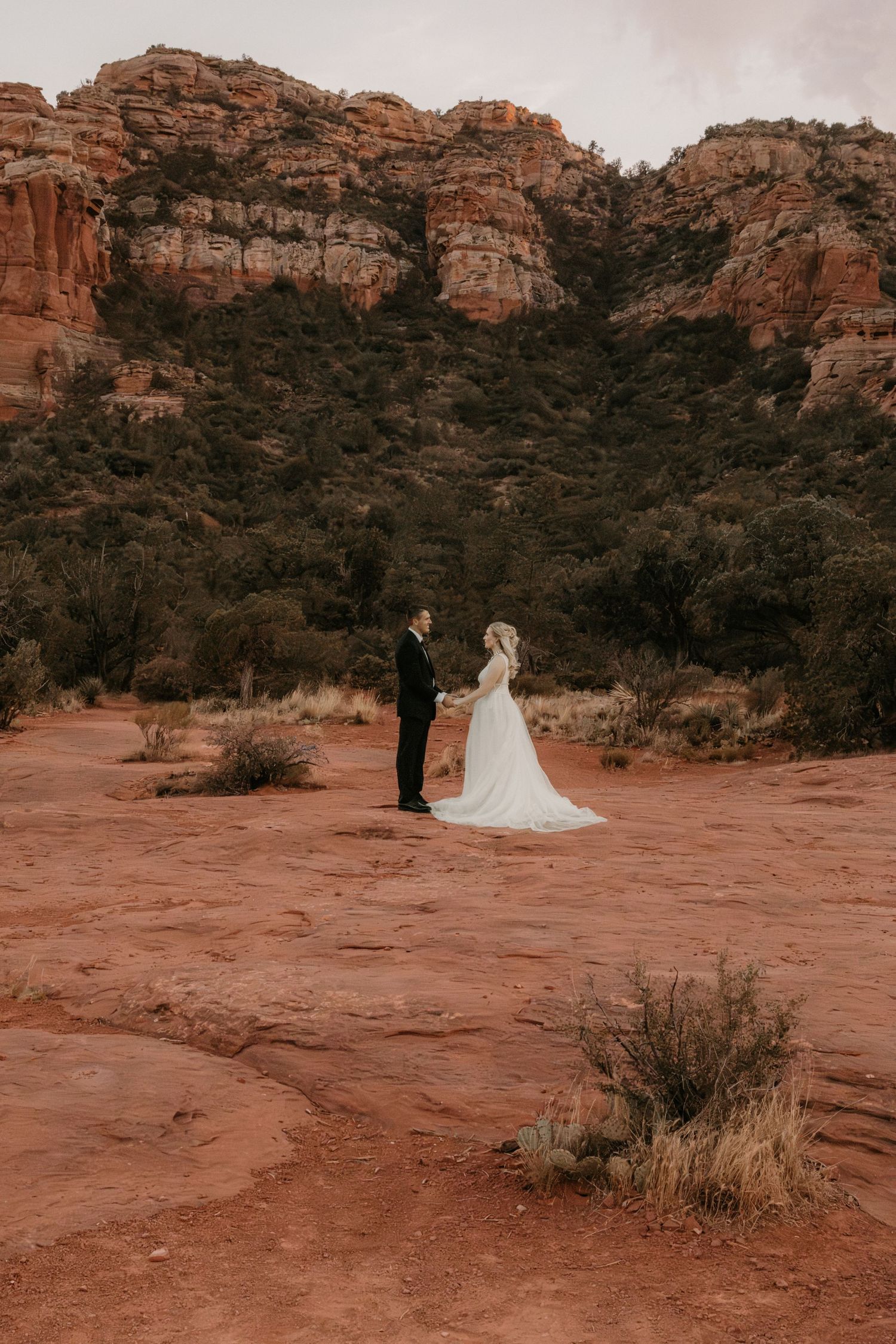 Phoenix elopement photography capturing an intimate celebration with candid emotion and meaningful wedding moments.