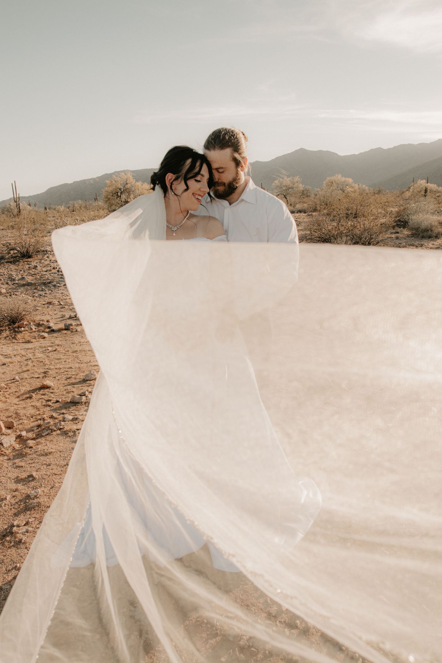 Peoria Arizona bride photographed with natural light and timeless wedding photography by BOSC Photography.