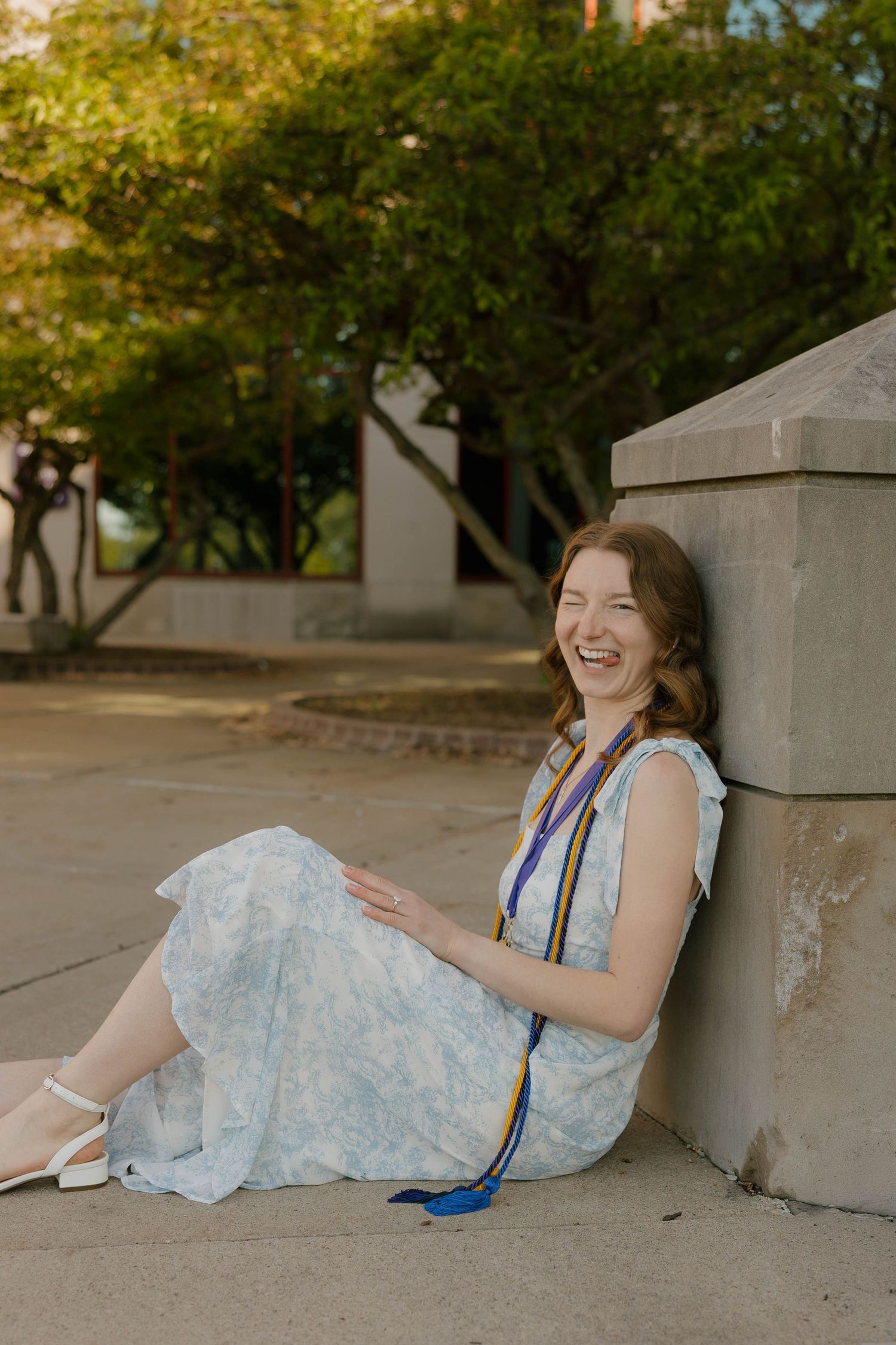 college senior girl in cedar falls iowa