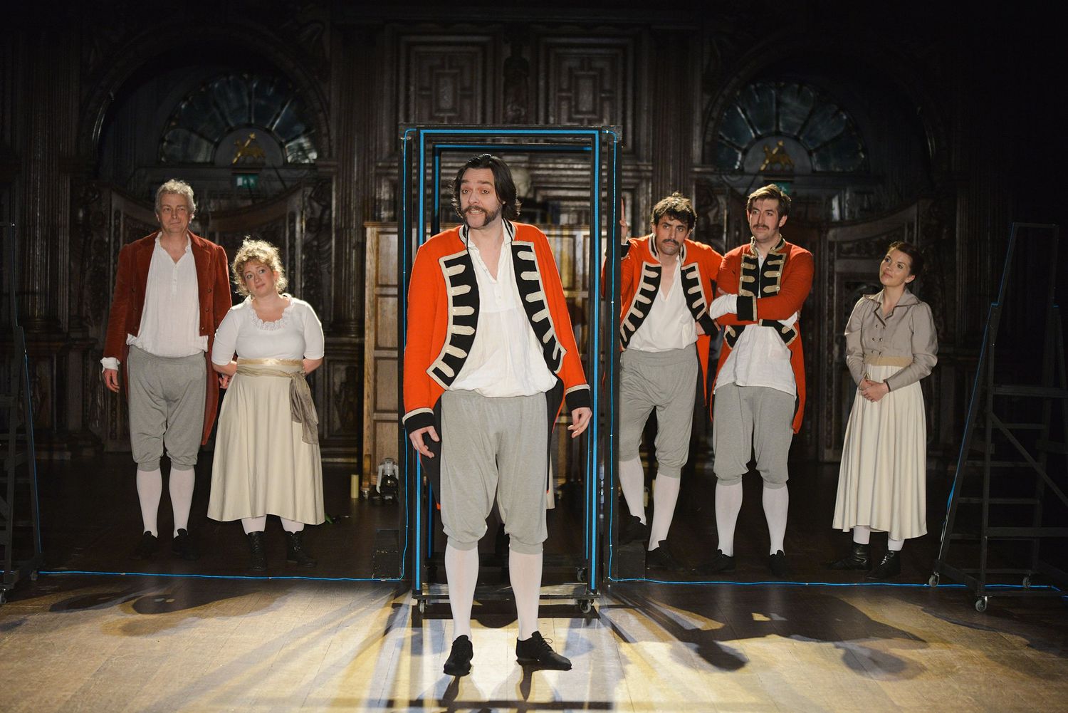 Theatrical still of Vanity Fair, London