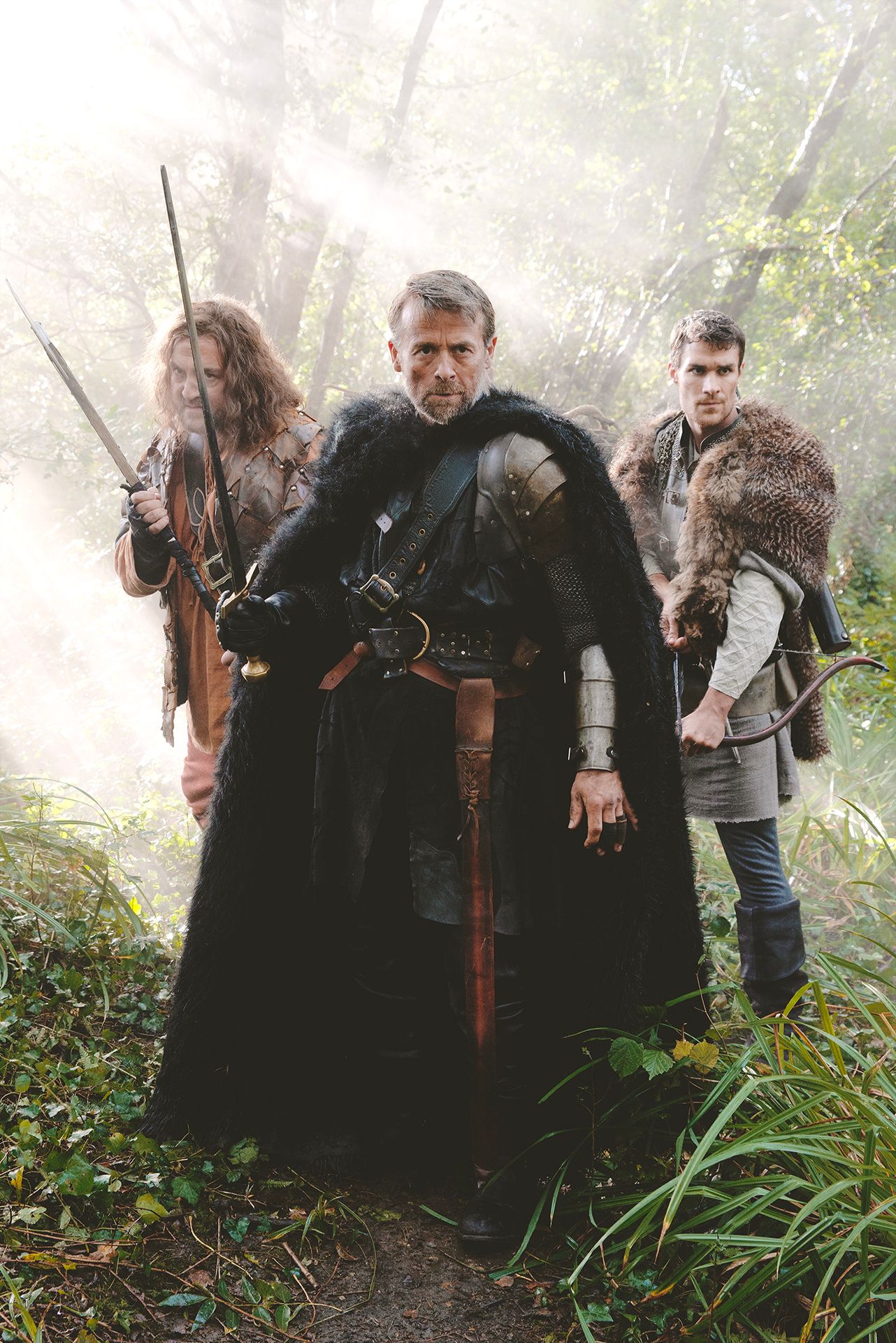 Unit still from feature film The Four Warriors starring Christopher Dane, Glenn Speers, Alex Childs, Hadrian Howard, Fergal Coghlan