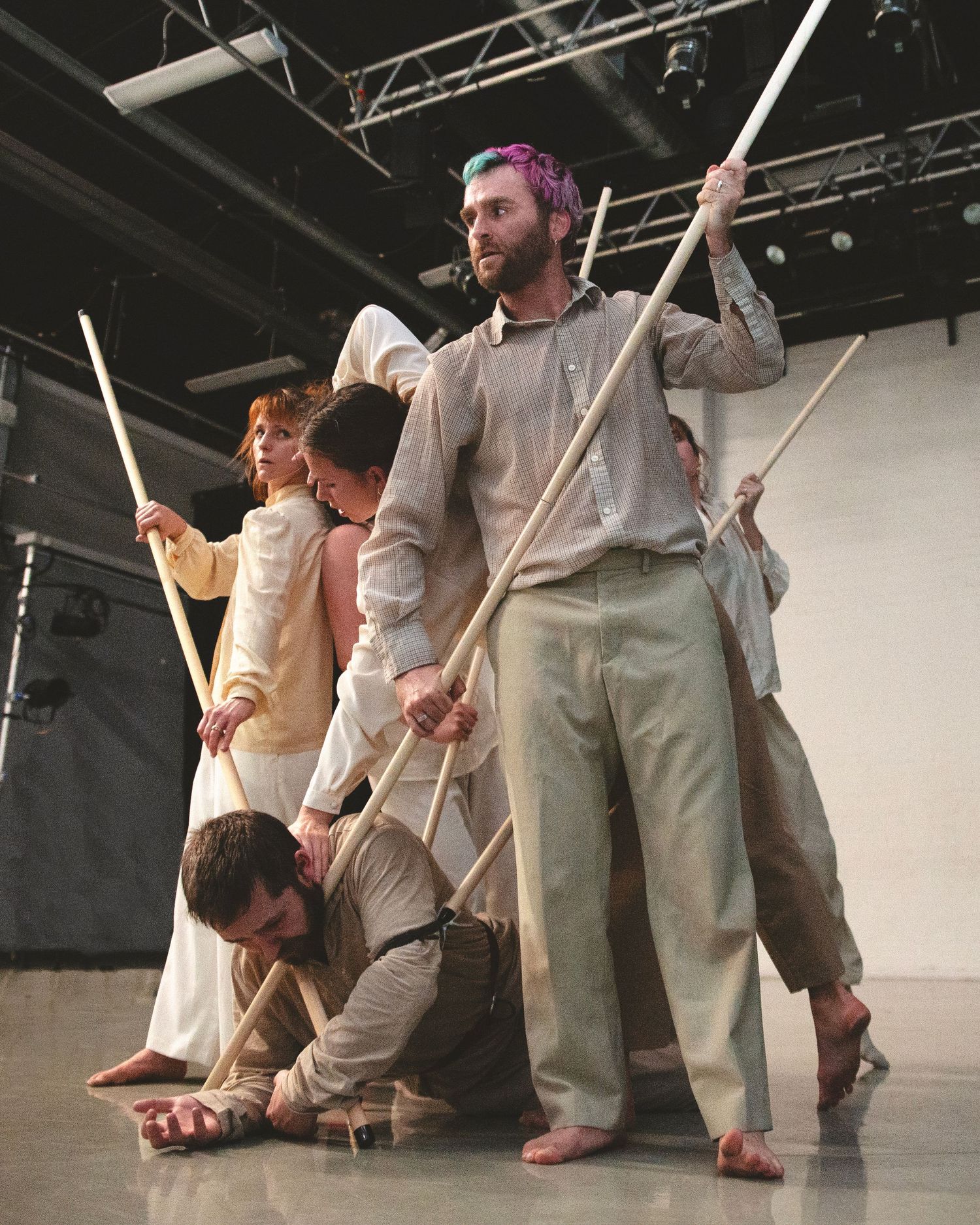 Dance photo for a production of Fault Lines, by Lila Dance