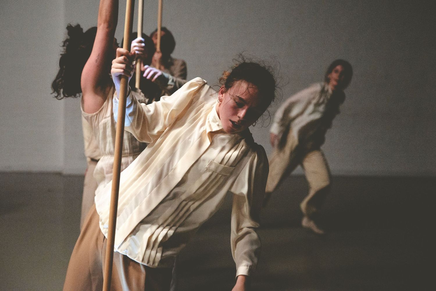 Dance photo for a production of Fault Lines, by Lila Dance