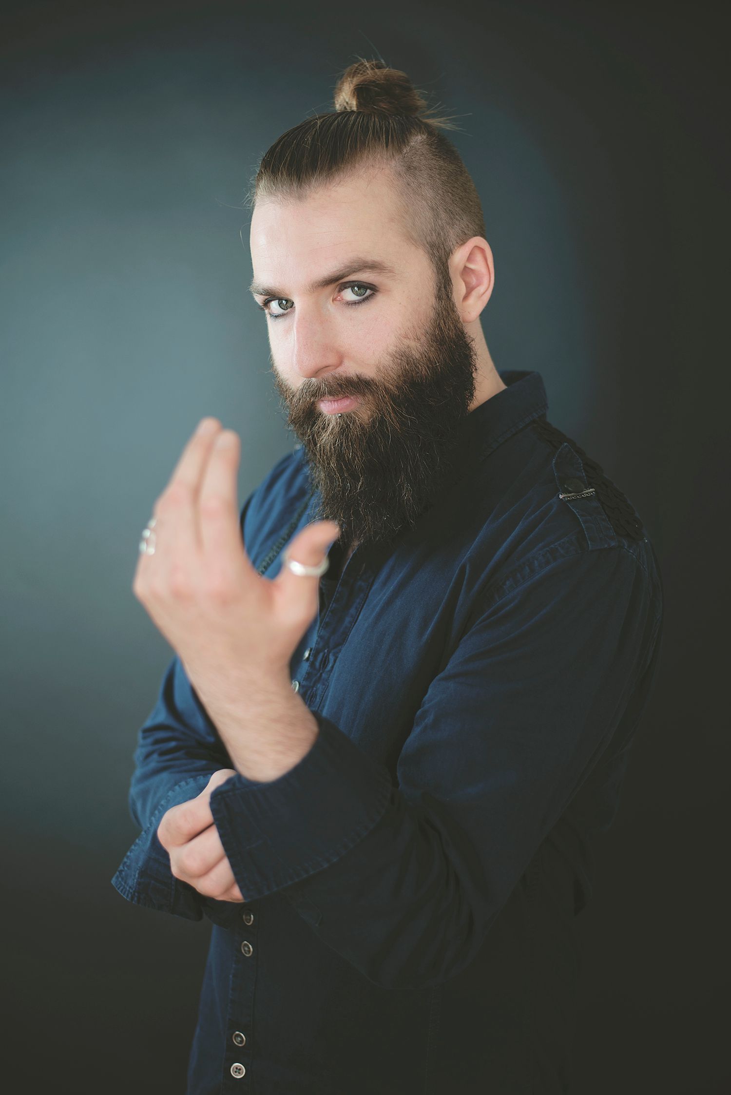 Creative portrait headshot of Phil Ainsworth, magician, entertainer, The Momentalist