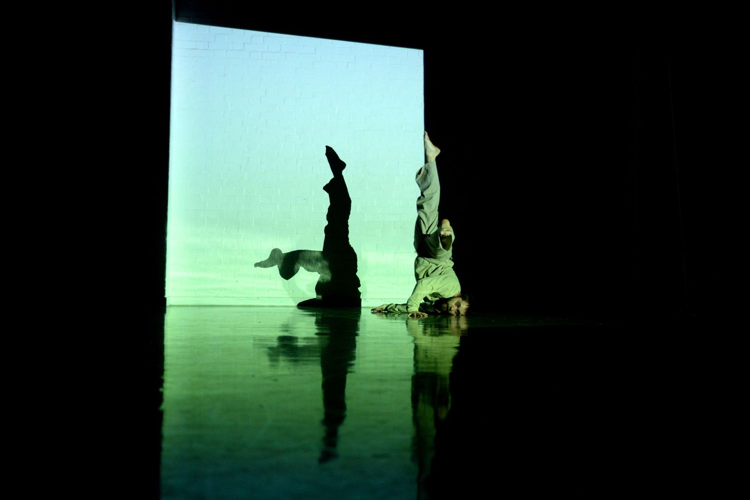 Dance photo for a production of Fault Lines, by Lila Dance