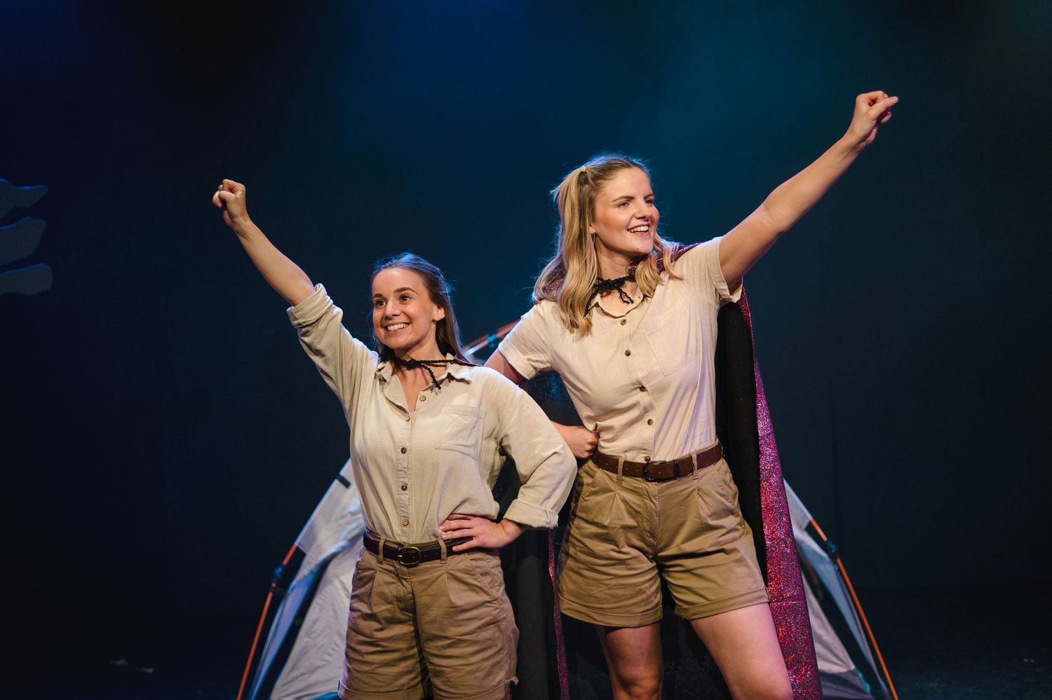 Theatrical production still for children's puppet theatre, Fireflies Entertainment, The Nest, Chichester Festival Theatre Hampshire