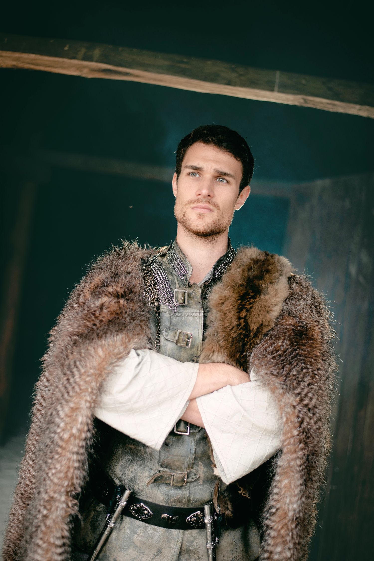 Unit still from feature film The Four Warriors starring Christopher Dane, Glenn Speers, Alex Childs, Hadrian Howard, Fergal Coghlan