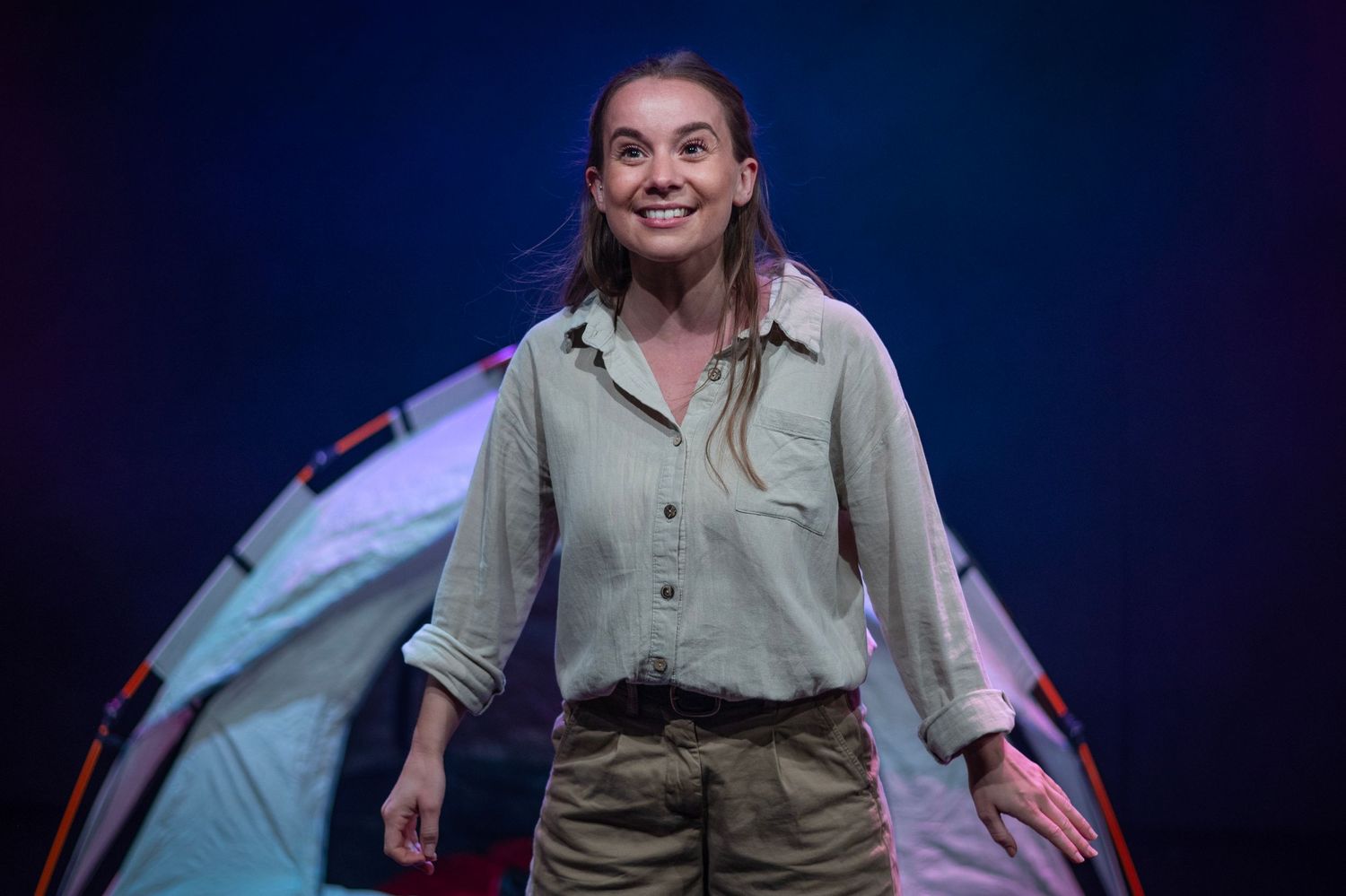 Theatrical production still for children's puppet theatre, Fireflies Entertainment, The Nest, Chichester Festival Theatre Hampshire
