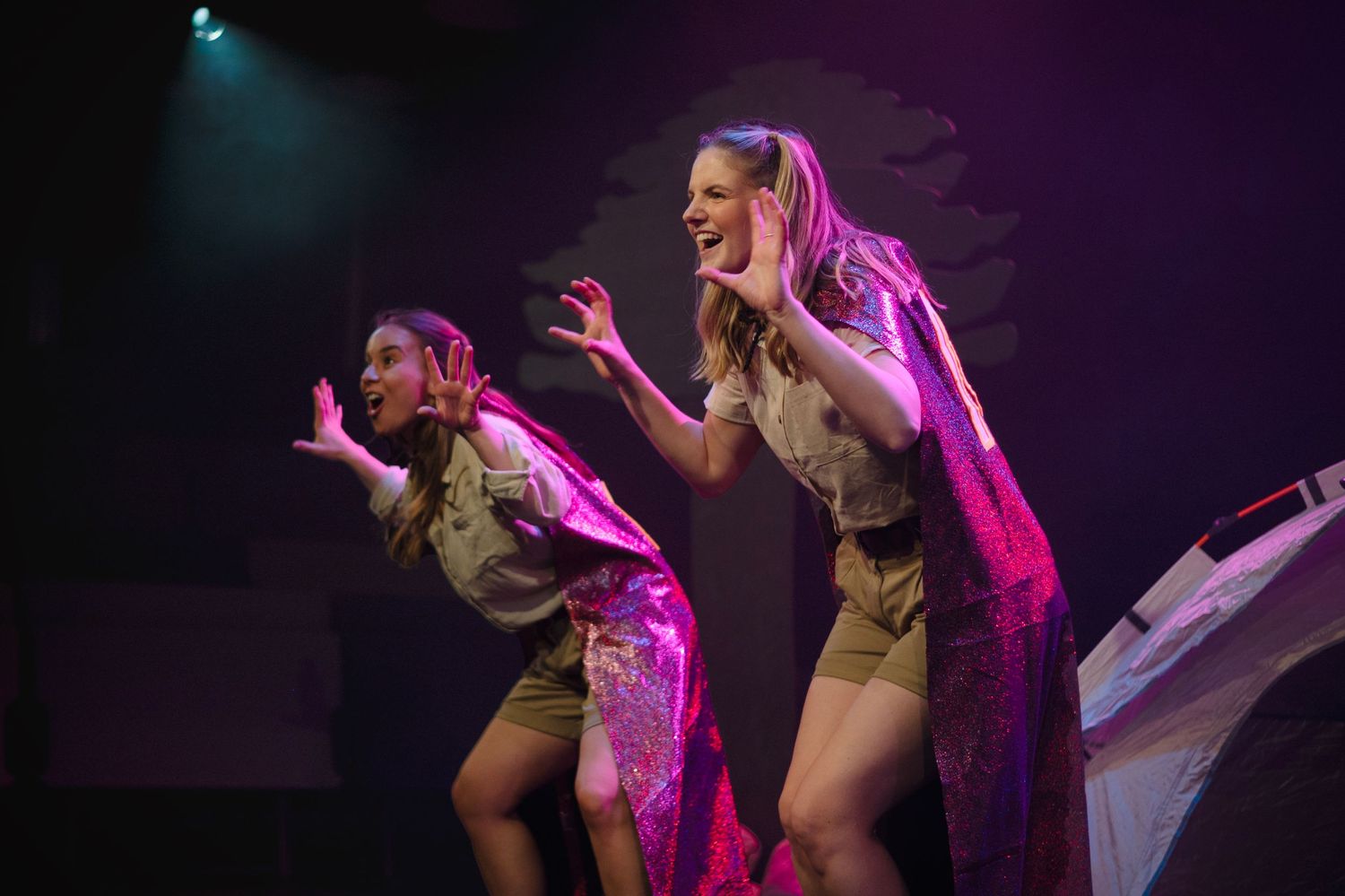 Theatrical production still for children's puppet theatre, Fireflies Entertainment, The Nest, Chichester Festival Theatre Hampshire