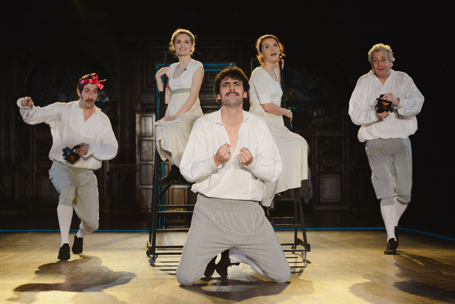 Theatrical still of Vanity Fair, London