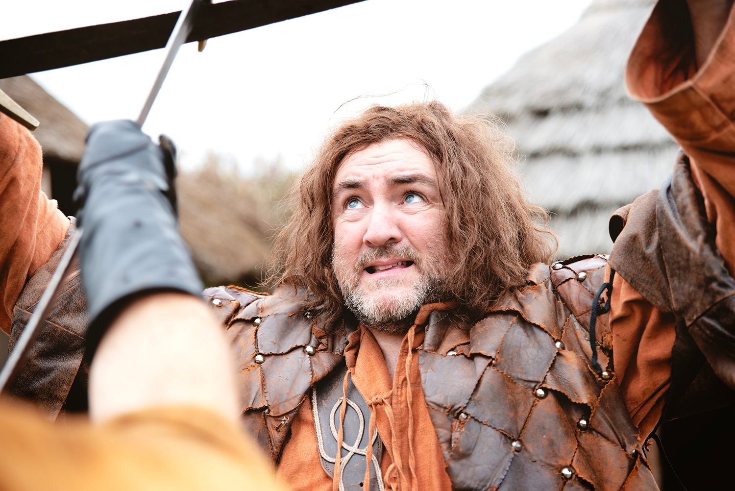 Unit still from feature film The Four Warriors starring Christopher Dane, Glenn Speers, Alex Childs, Hadrian Howard, Fergal Coghlan