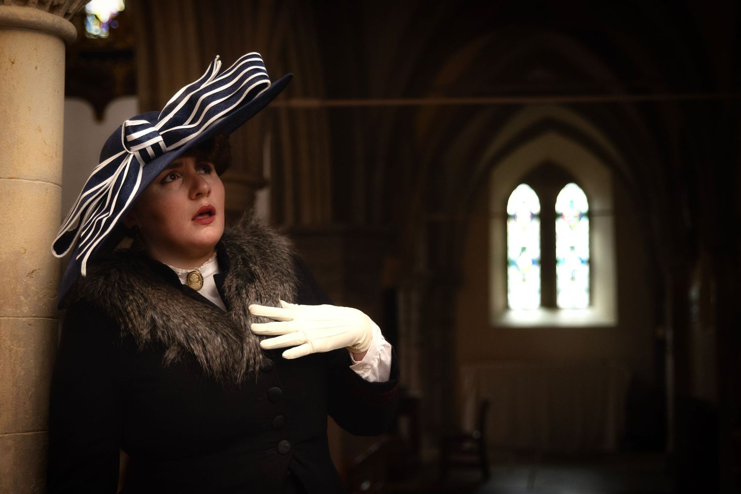 Publicity photo of Torchlight Mysteries actor for Torchlight Heritage, Hampshire