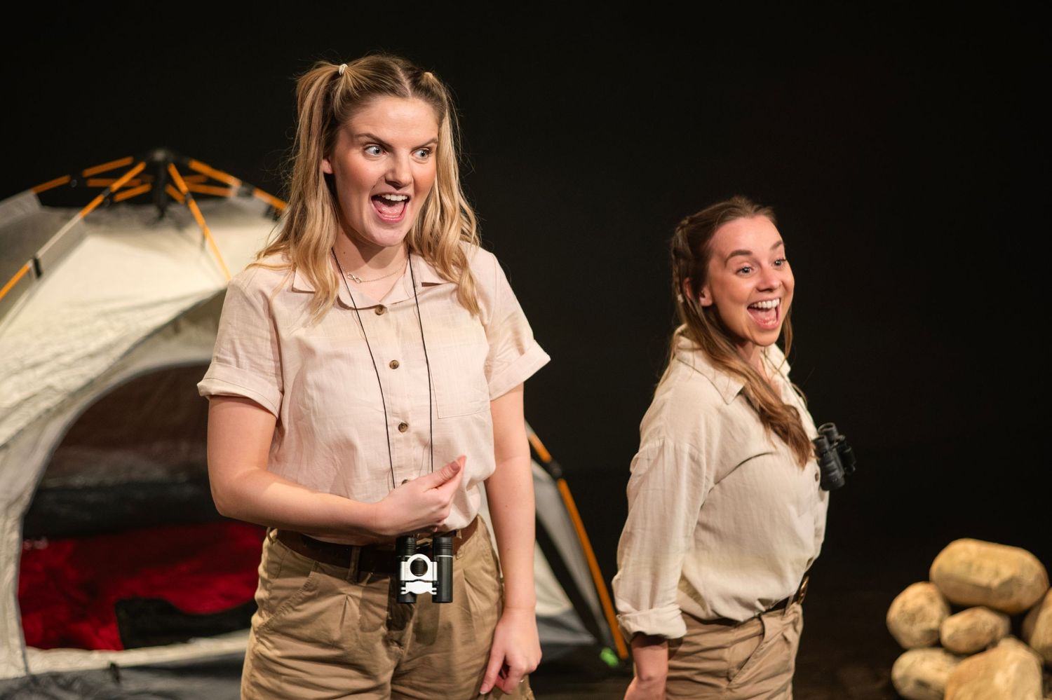Theatrical production still for children's puppet theatre, Fireflies Entertainment, The Nest, Chichester Festival Theatre Hampshire