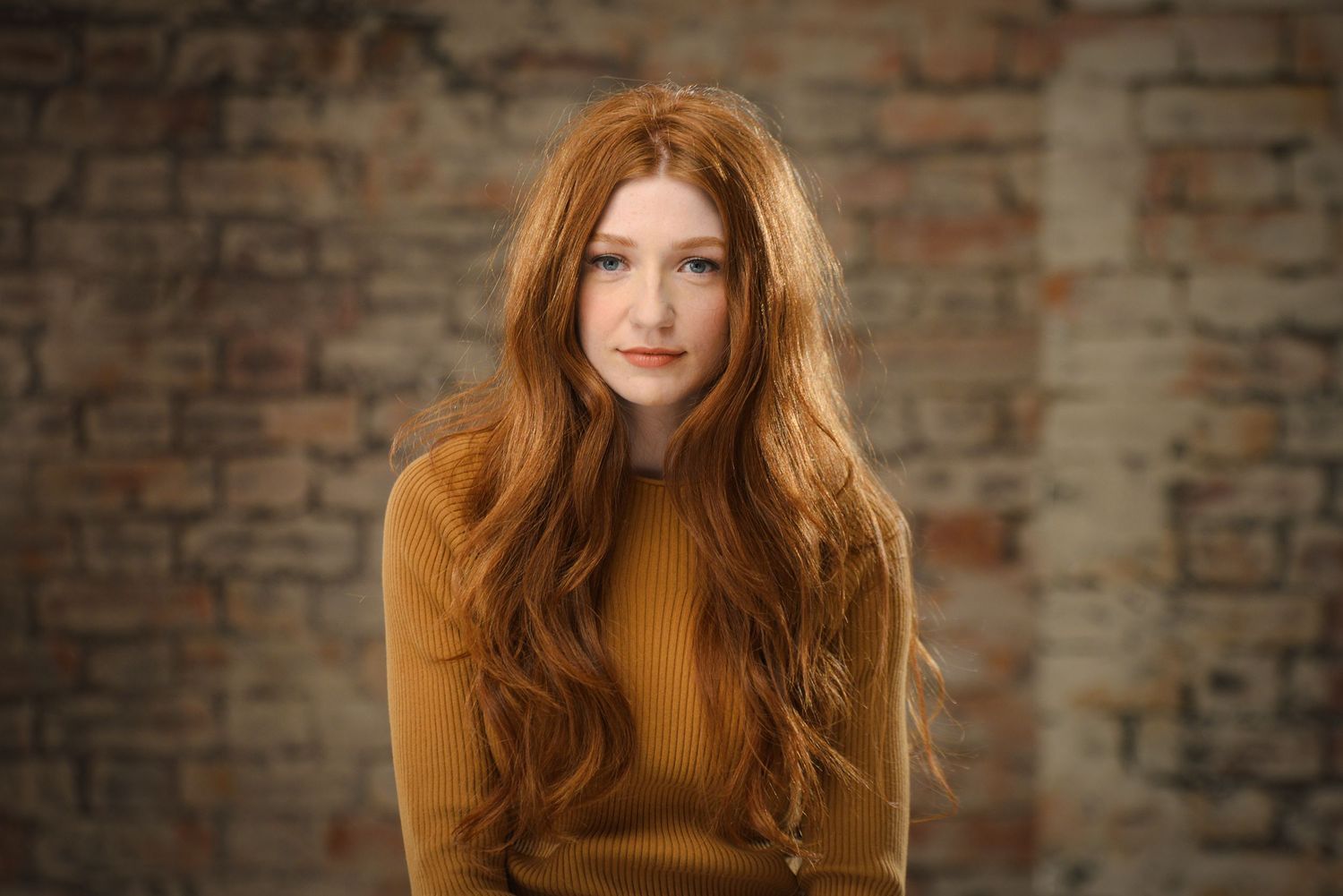 BTS still of Girls Aloud singer Nicola Roberts on set for a commercial campaign for Kellogs Special K