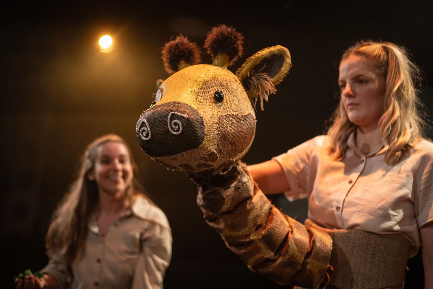 Theatrical production still for children's puppet theatre, Fireflies Entertainment, The Nest, Chichester Festival Theatre Hampshire