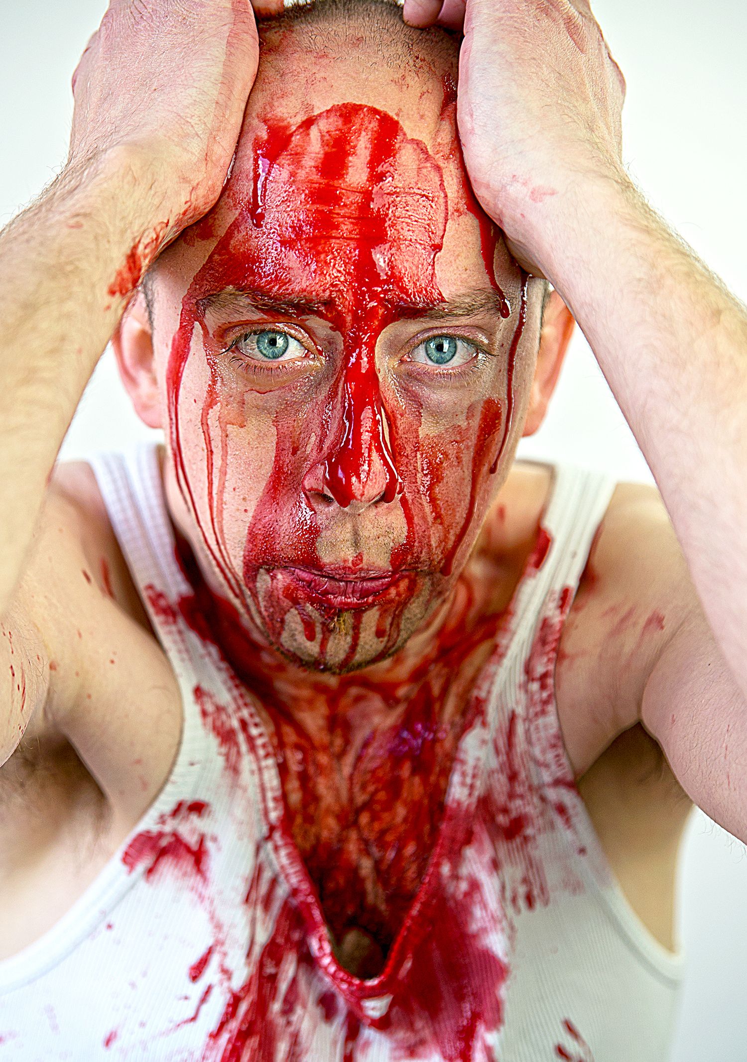 Publicity photo for a theatre show of Woyzeck