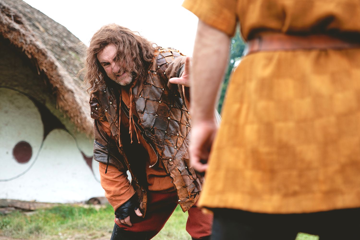 Unit still from feature film The Four Warriors starring Christopher Dane, Glenn Speers, Alex Childs, Hadrian Howard, Fergal Coghlan