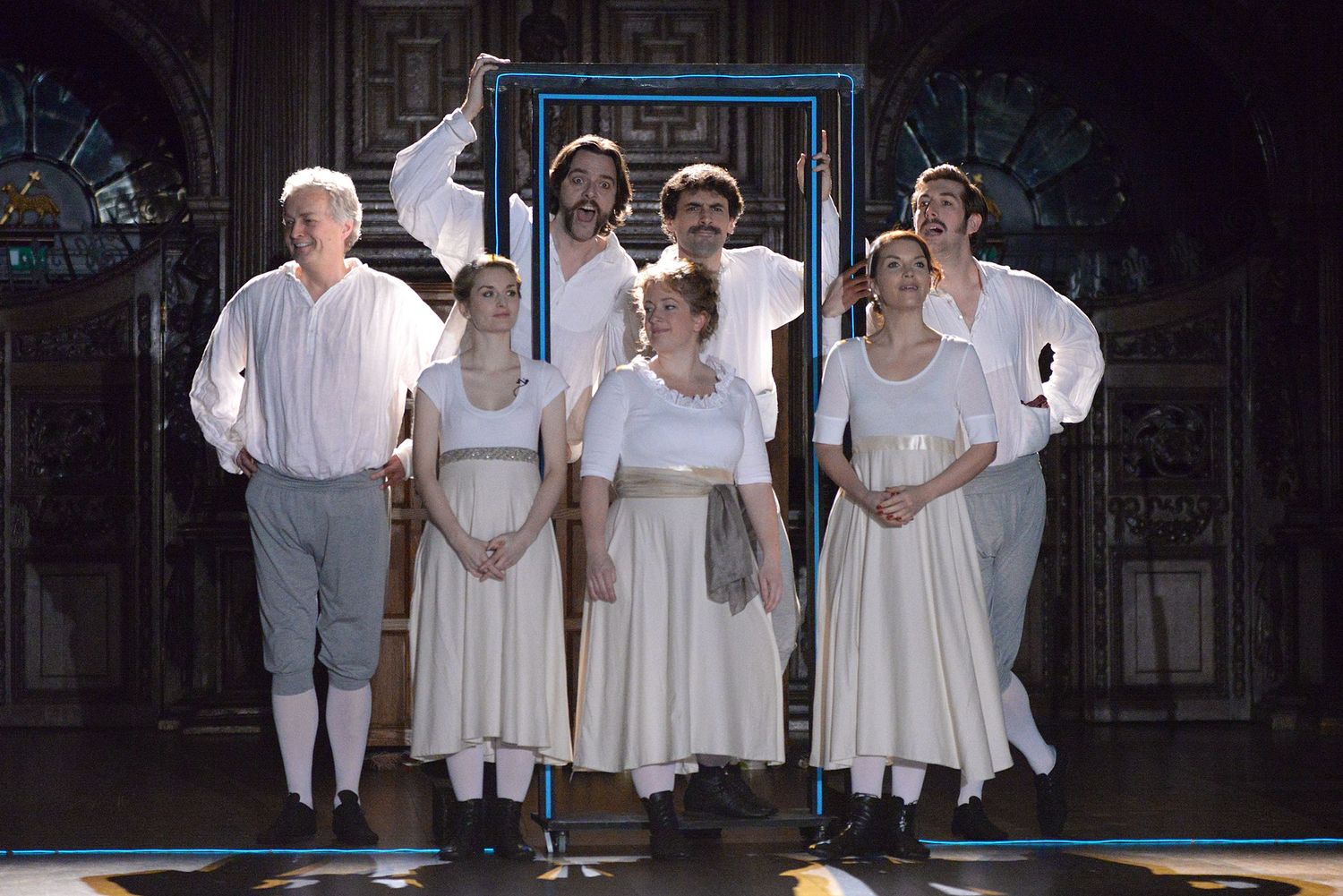Theatrical still of Vanity Fair, London