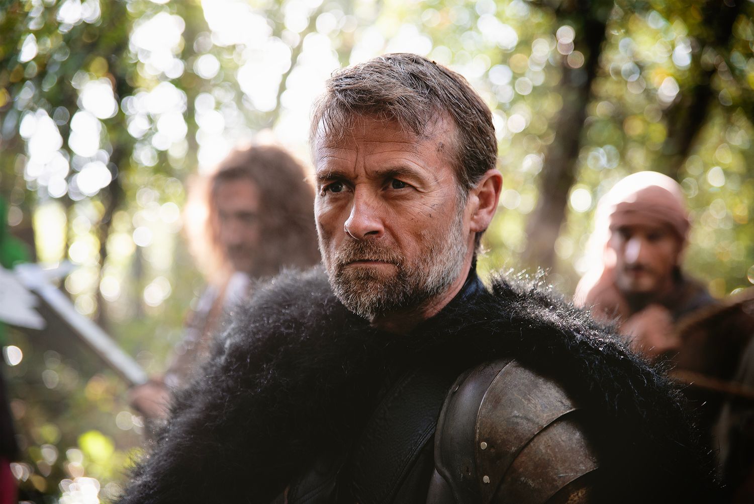 Unit still from feature film The Four Warriors starring Christopher Dane, Glenn Speers, Alex Childs, Hadrian Howard, Fergal Coghlan