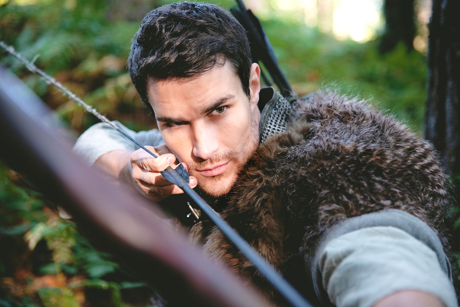 Unit still from feature film The Four Warriors starring Christopher Dane, Glenn Speers, Alex Childs, Hadrian Howard, Fergal Coghlan