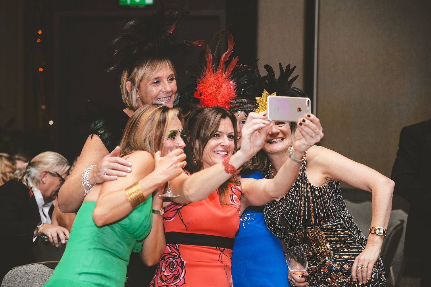Event photography for a charity ball, organised by cancer charity PLANETS.